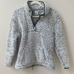 PINK Sherpa Fleece Pullover